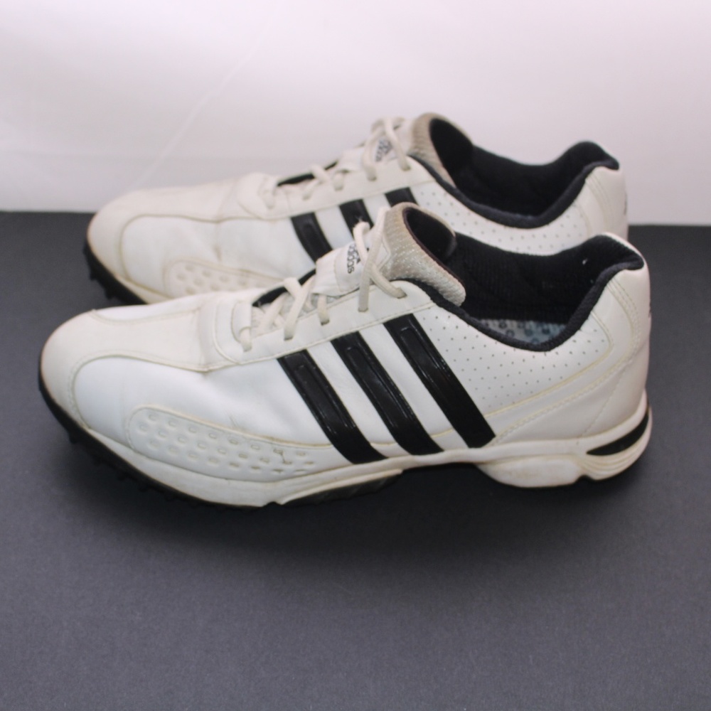 Adidas Adiwear Traxion 7 Cleat Leather Golf Shoes - Picture 3 of 6